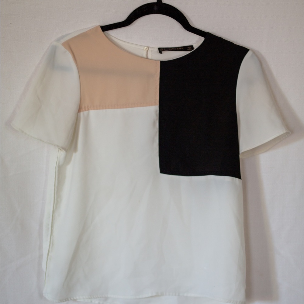 Color-block Blouse